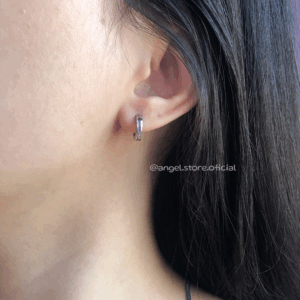 Brinco Argolinha Redonda Lisa 8MM