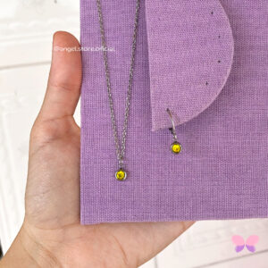 CONJUNTO PONTO DE LUZ AMARELO