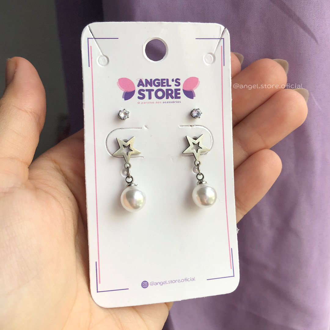 BRINCO ESTRELA PEROLADA