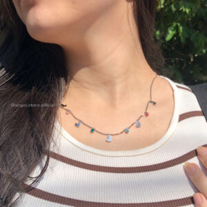 COLAR RAINBOW CORAÇÃO