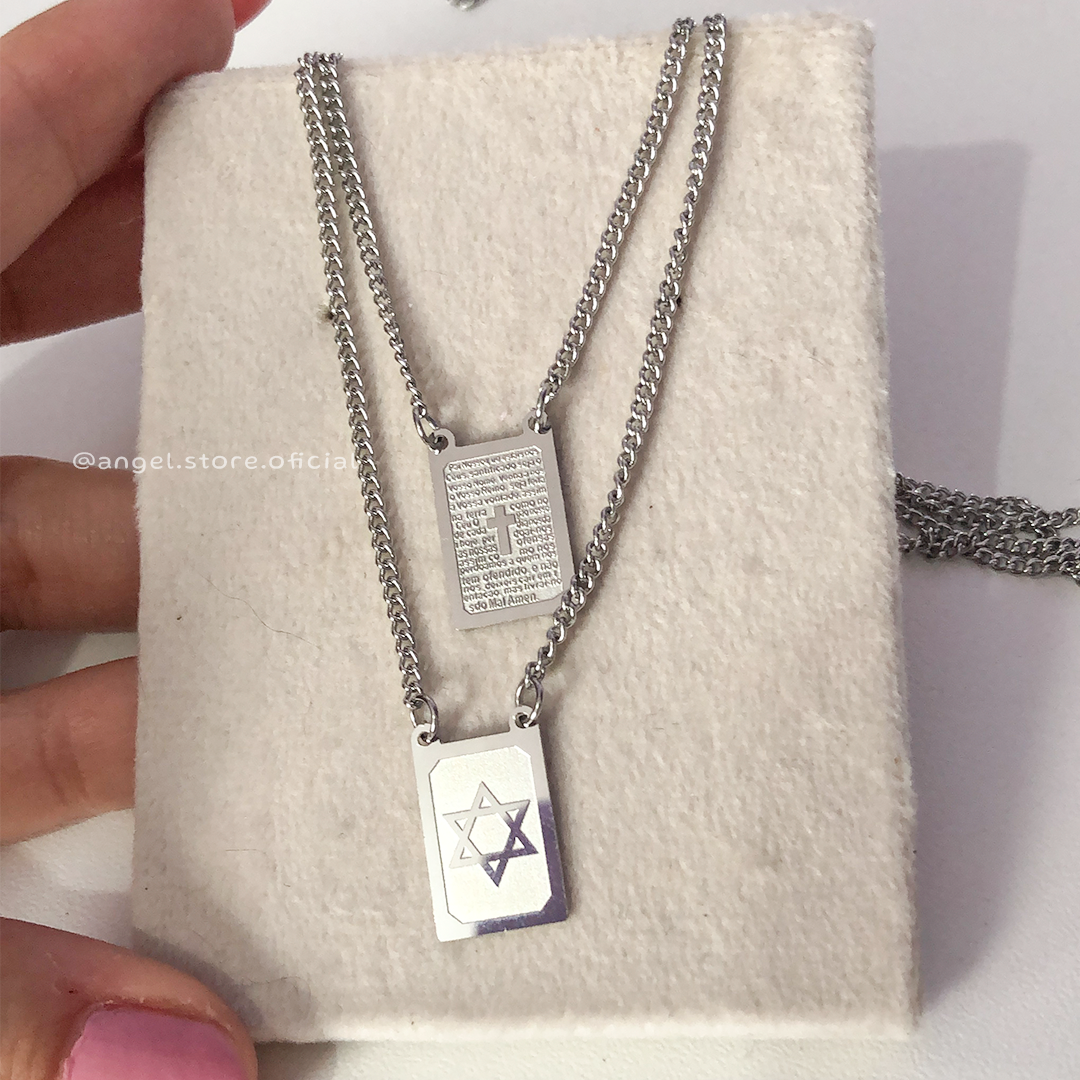 ESCAPULÁRIO ESTRELA DE DAVI