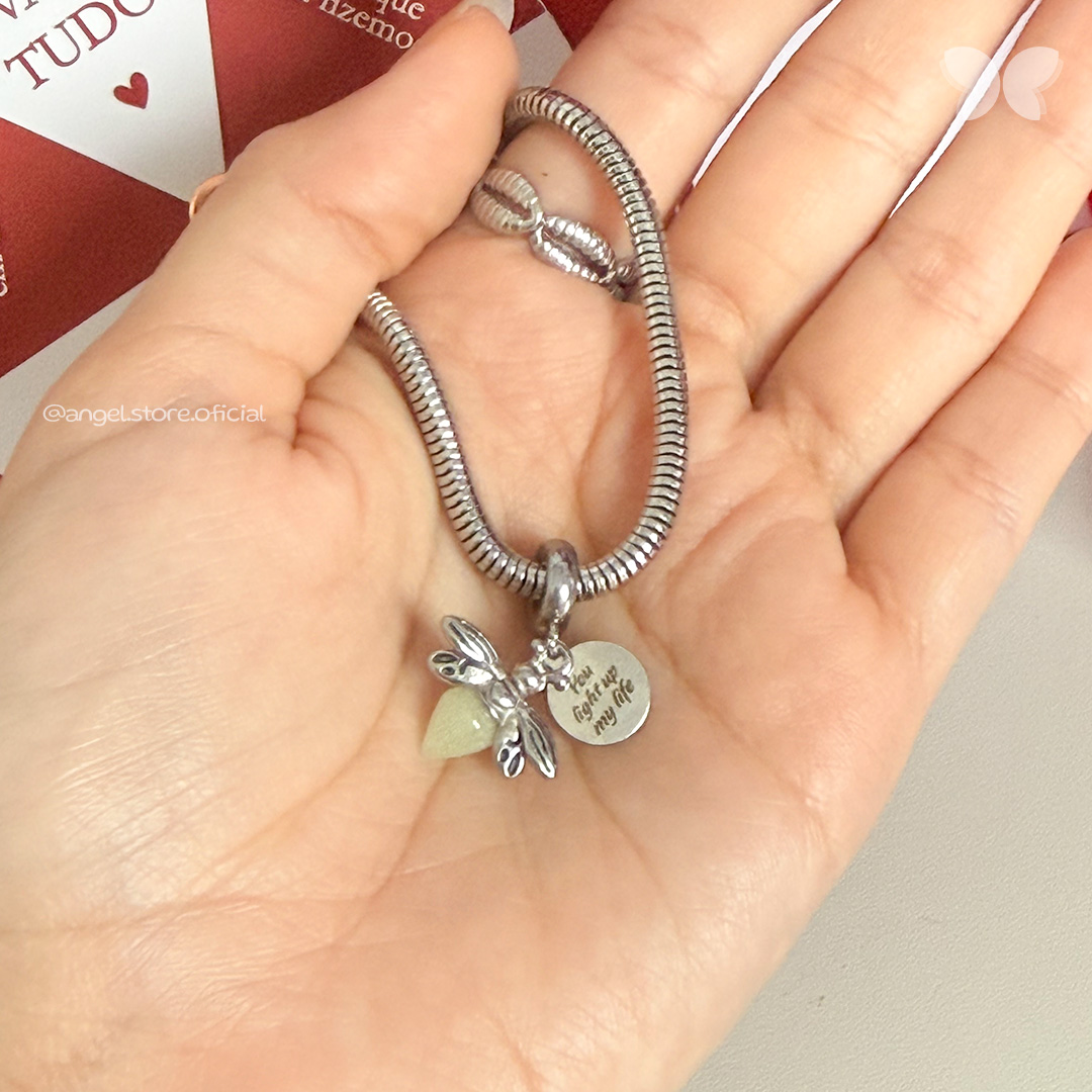 BERLOQUE VAGALUME "VOCE ILUMINA A MINHA VIDA"