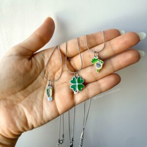 COLAR TREVO VERDE
