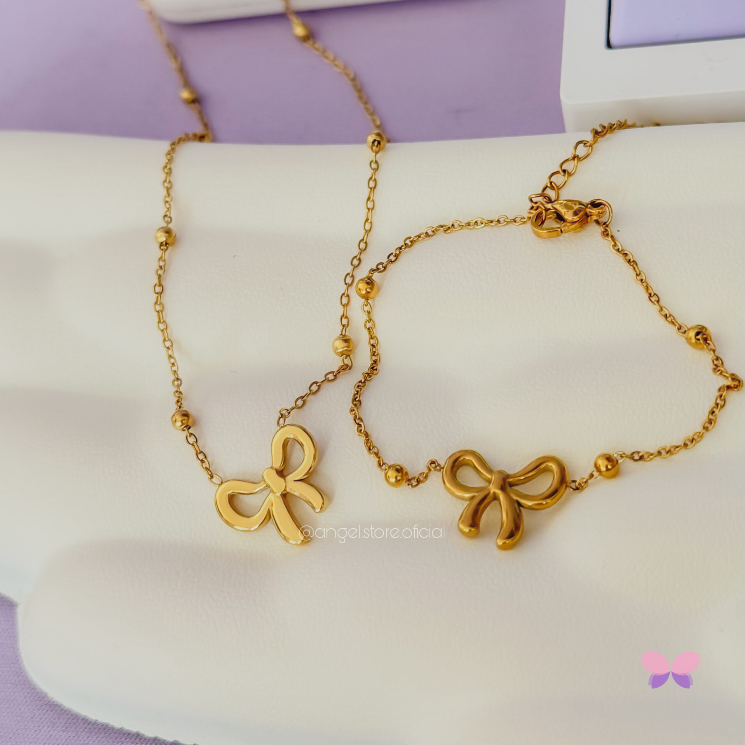 CONJUNTO LAÇO DOURADO