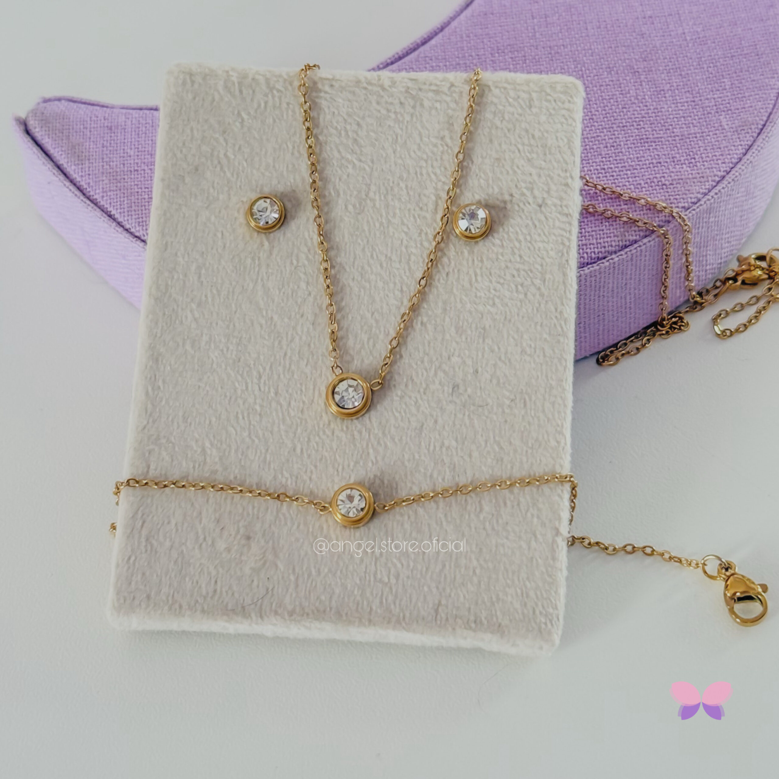 CONJUNTO PONTO DE LUZ DOURADO - Imagem 2