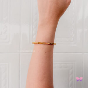 BRACELETE BAMBU DOURADO