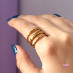ANEL TRÍADE DOURADO