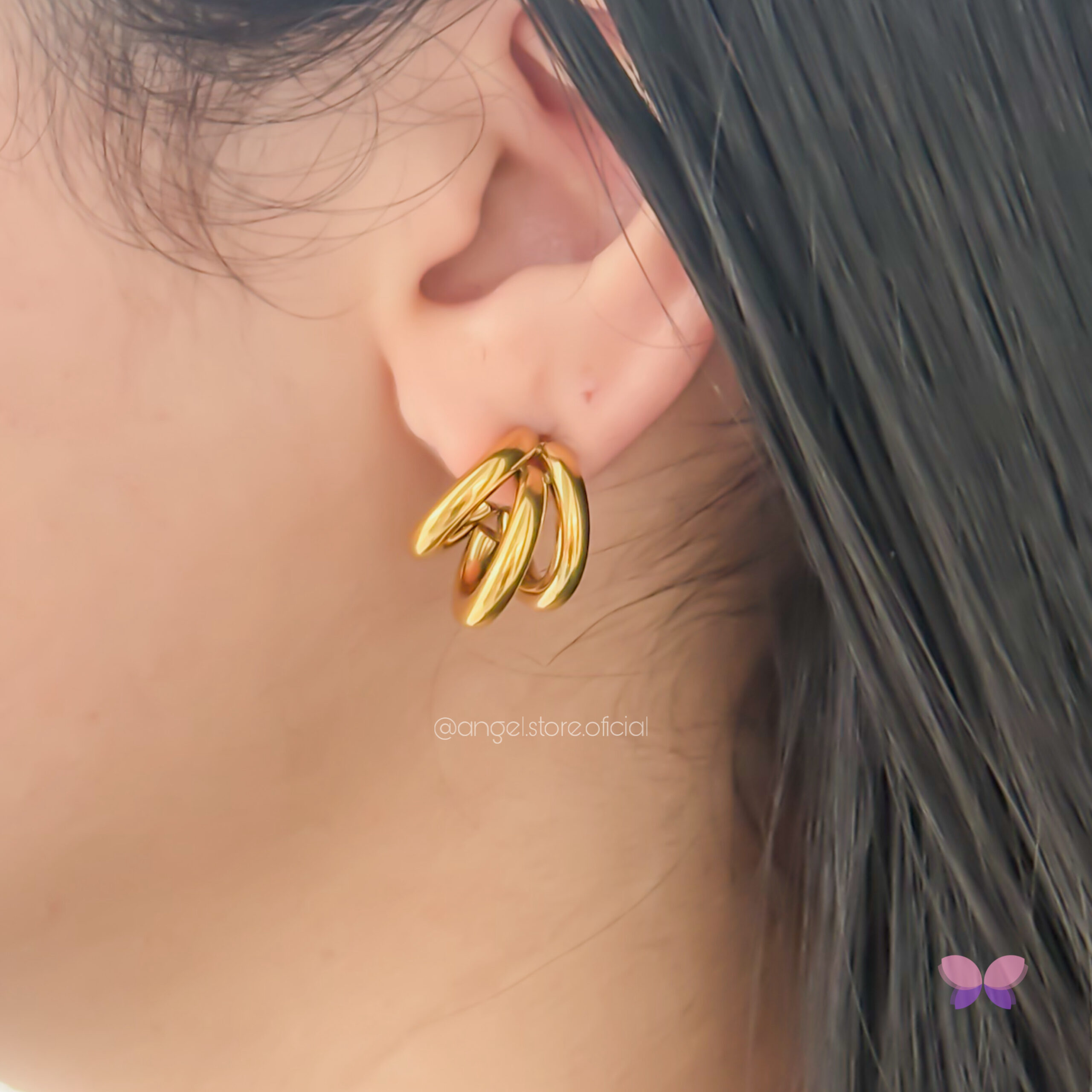 BRINCO FIOS DE OURO DOURADO