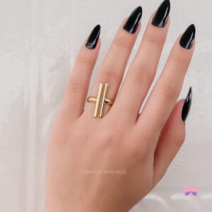 ANEL DUO DOURADO